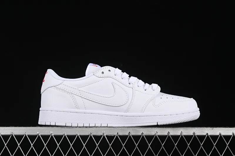 All categories Air Jordan Jordan series basketball shoes Air Jordan 1 Low Travis Scott x Fragment Design x Air Jordan 1 Low OG SP AJ1 Joe 1 Gucci joint-all white low-top cultural casual sneakers LJ5188-014